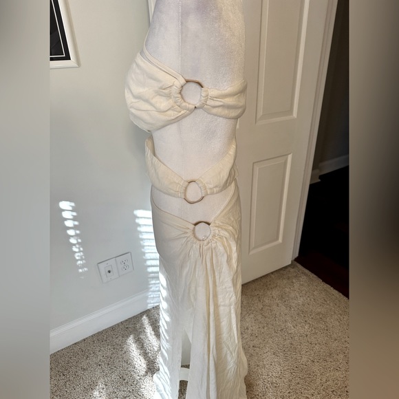 NWT Cult Gaia Therese Linen Dress - Picture 9 of 13